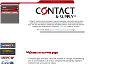 Desktop Screenshot of contactnsupply.co.za