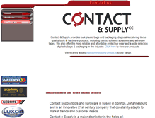 Tablet Screenshot of contactnsupply.co.za